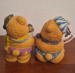 2 statuine orsetti natalizi
