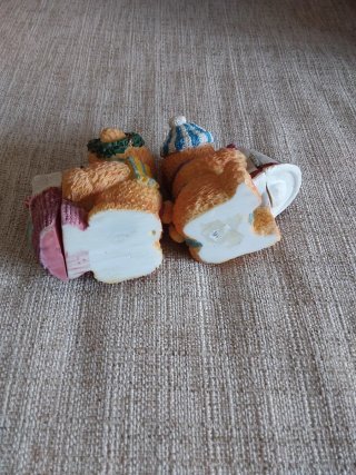 2 statuine orsetti natalizi