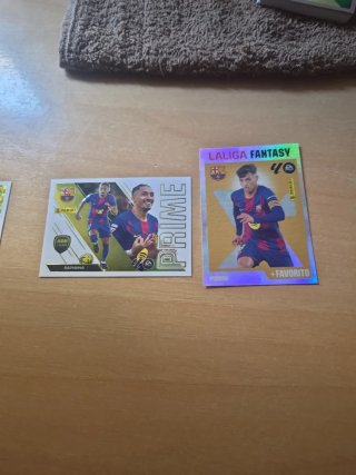 2 Cromos Panini LaLiga Fantasy (Raphinha y Pedri)