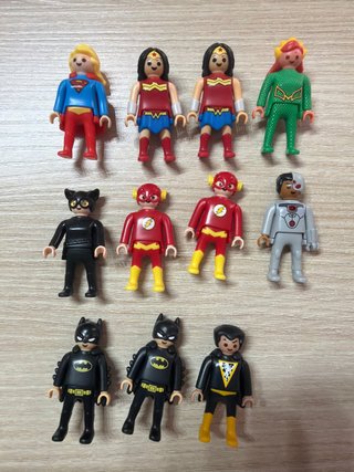 11 Figuras Playmobil DC Superhéroes