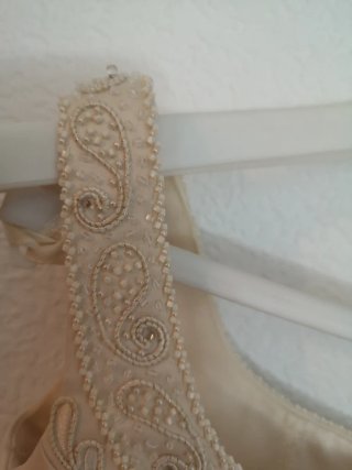 Vestido de Novia con Pedrería Talla 38