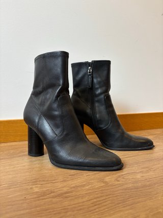 Botines tacón Zara negros