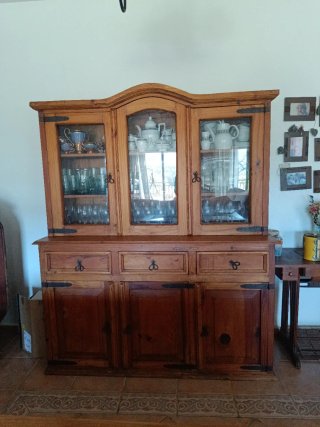 Vitrina Rústica Mexicana de Madera original
