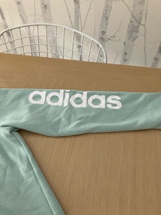 Sudadera Adidas Verde Agua Niña Talla M