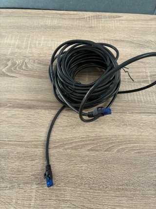 Cable de red Ethernet Cat 6 Negro