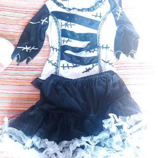 Disfraz Novia Monstruo Talla 5-6 Años