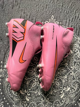 Botas de fútbol Nike Air zoom rosas talla 35