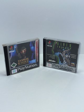 2 Giochi PS1: Alien Trilogy & Tomb Raider