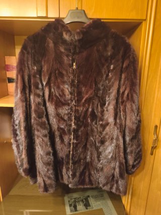 Chaquetón de Pelo Marrón