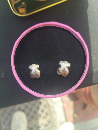 Pendientes Oso Tous Plata