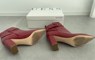 Botines de Piel Guess Rojos Talla 37