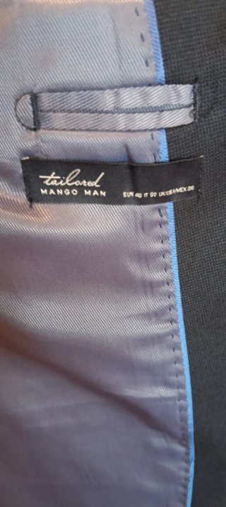 Traje Mango Azul - regalo camisa
