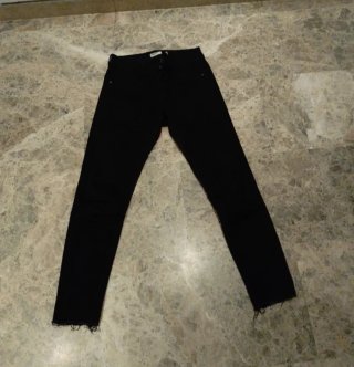 Pantalón Vaquero Negro Bershka