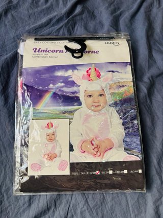 Disfraz Unicornio Bebé 0-6 Meses