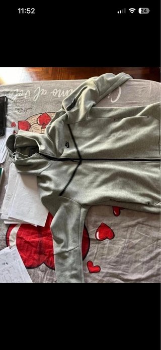 Felpa Nike Tech Fleece Grigia