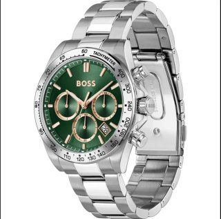 Reloj Hugo Boss Plateado y Verde