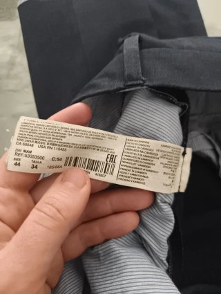 Pantalones de traje Mango negros