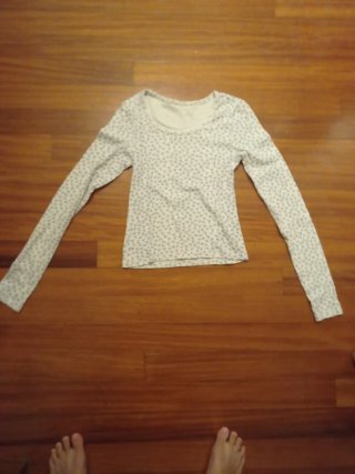 Camiseta estampada manga larga
