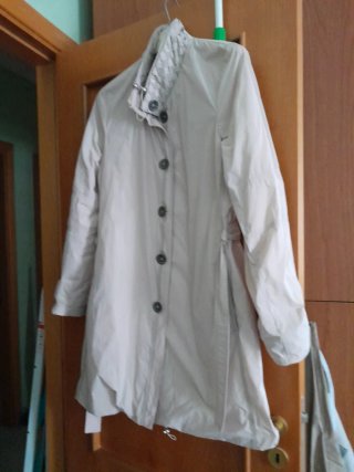 Trench donna beige