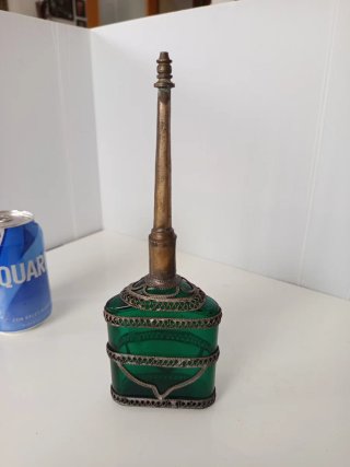 Antiguo Perfumero Árabe rociador agua de rosas