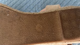 Sandalias andarina con abalorios