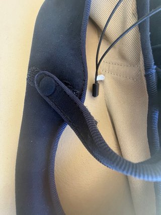 Zapatos niña azul con etiqueta