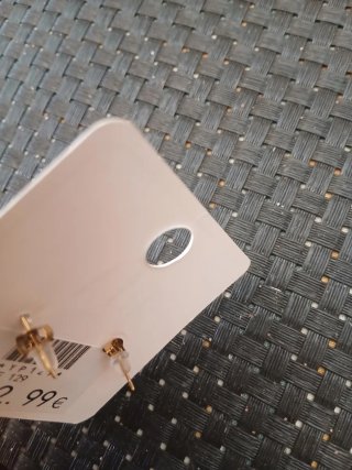 Pendientes Largos Dorados de Acero nuevo