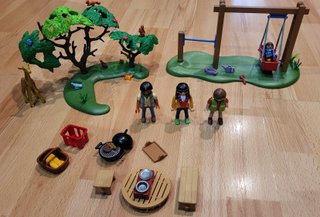 Lote Playmobil parque Infantil con figuras
