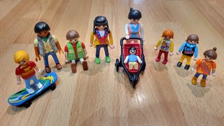 Lote Playmobil parque Infantil con figuras