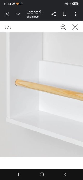 Estantería de pared madera y MDF