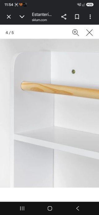 Estantería de pared madera y MDF
