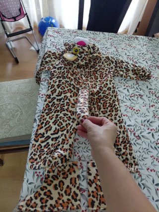 Disfraz Bebé Leopardo Talla 6-12 Meses