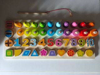 Juego Educativo de Madera para Aprender a Contar