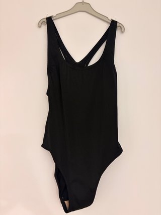 Bañador negro con textura