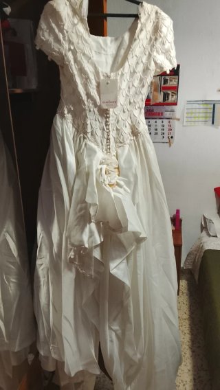 Vestido de Novia Blanco Caryusi Talla Única