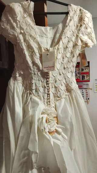 Vestido de Novia Blanco Caryusi Talla Única