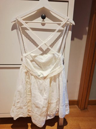 Vestido blanco Zara nuevo con etiqueta