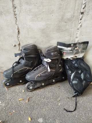 Patines en línea Powerslide + Protecciones
