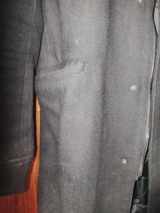 Abrigo Negro de Hombre Talla 42