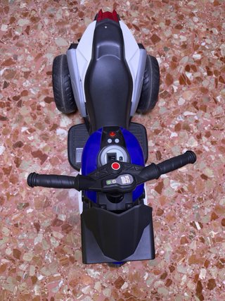 Moto Eléctrica Infantil Azul y Negra