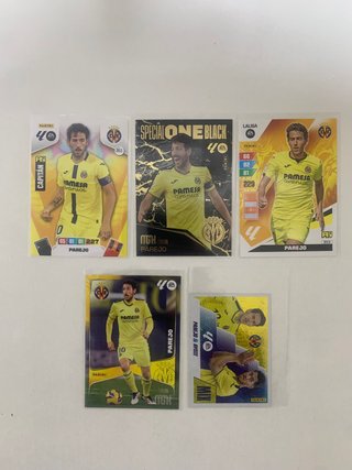 Lote de Cromos Panini Parejo Villarreal