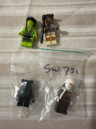 Lote 4 Figuras LEGO Star Wars