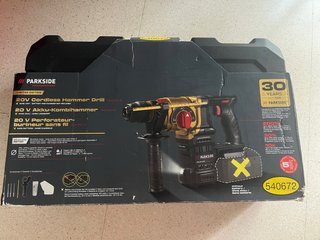 Martillo Perforador Parkside Performance 20V
