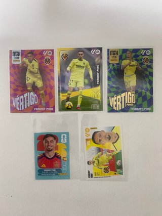 Lote de cromos de Yeremy Pino