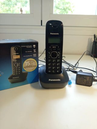 Teléfono Inalámbrico Panasonic Negro