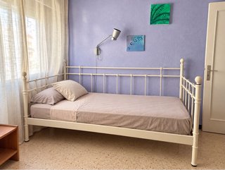 Cama Individual Metálica con Colchón