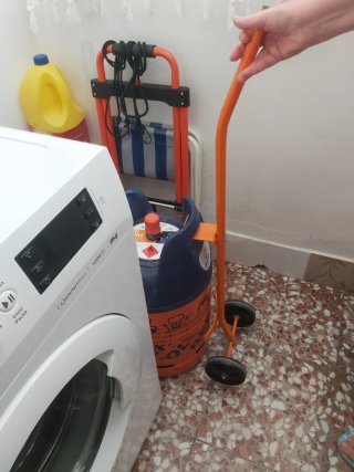 Carrito para bombonas de gas