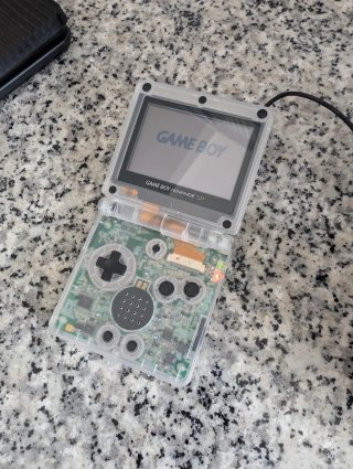 Nintendo Game Boy Advance SP Transparente