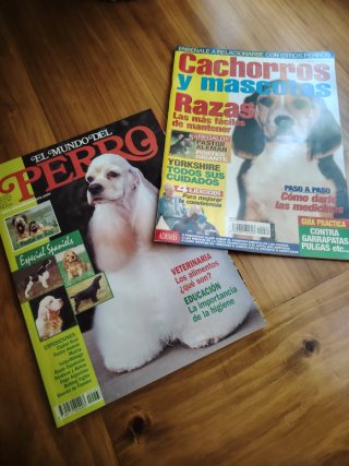 Revista "El mundo del perro"y cachorros y mascota