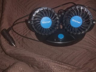 Ventilador Coche Mitchell Doble Mechero
